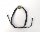 Bileklik Göz Figürlü Yeşil Taşlı Makrome Ayarlanabilir İp Bileklik Bijuteri Takı Bilezik thumbnail 3