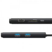 Baseus 20CM 100W 6 Port Type-C + PD Çoğaltıcı Dönüştürücü Hub 5Gbps Veri Aktarım 4K Hdmi Type-C + PD HUB Adaptör - 3