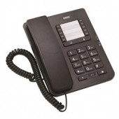 Karel TM142 Hafızalı Masaüstü Kablolu Telefon Siyah - 1