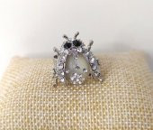 Yüzük Takı Aksesuar Uğur Böceği Ayarlanabilir Kadın Kız Hediye Yüzük - 3