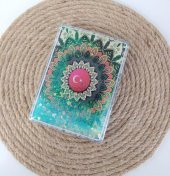 Ayna Cep Çanta Seyehat Aynası Sulu Pullu Makyaj Kozmetik Büyüteç Kompakt thumbnail 1