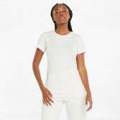 PUMA ESSENTIALS  İŞLEMELİ KADIN TİŞÖRT - 1