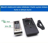 Marelli yeni tip soyunma dolapları için elektronik kabin kilidi ahşap için - 5