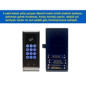 Marelli yeni tip soyunma dolapları için elektronik kabin kilidi ahşap için - 4