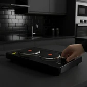 Kunhya İki Gözlü Elektrikli Ocak Siyah Emaye thumbnail 7