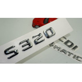 S320 CDI 4Matic Bagaj Krom Metal 3M 3D Yazı Logo thumbnail 1