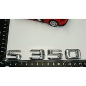 Benz S350 Bagaj Krom Metal 3M 3D Yazı Logo - 5
