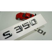 Benz S350 CDI Bagaj Krom Metal 3M 3D Yazı Logo - 1