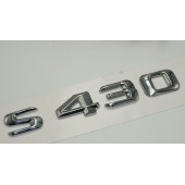 Benz S430 Bagaj Krom Metal 3M 3D Yazı Logo thumbnail 3