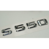 Benz S550 Bagaj Krom Metal 3M 3D Yazı Logo thumbnail 3