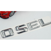 Benz 280 SEL Bagaj Krom Metal 3M 3D Yazı Logo - 4