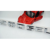 Benz 280 SEL Bagaj Krom Metal 3M 3D Yazı Logo - 5