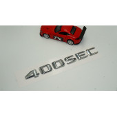 Benz 400 SEC Bagaj Krom Metal 3M 3D Yazı Logo - 2