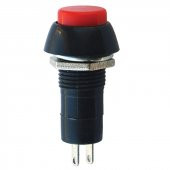 IC-186 YUVARLAK BASMALI 12 MM KALICILI BUTON ANAHTAR (PBS-11A-B) - 1