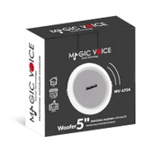 MAGICVOICE MV-6724 13 CM 6 WATT 8 OHM 5 BEYAZ TRAFOSUZ ALÇIPAN HOPARLÖR - 2