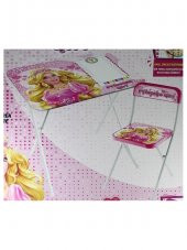 Barbie Katlanabilir Ders Çalışma Masası ve Sandalye - 3