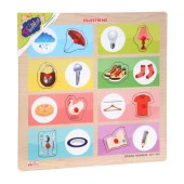 ONY-369-370 Ahşap Tutmalı Eşleştirme İlişkili Nesneler -Onyıl - 1