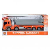 AG4220 City Service Sesli ve Işıklı Damperli Kamyon 1:16 - 3