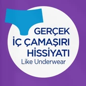 Canped Kids Çoçuklar Için Külot Bez Tekstil Yüzeyli Yaş8-15 (27-57kg) 16 Adet (2pk8) - 2