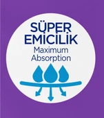 Canped Kids Çoçuklar Için Külot Bez Tekstil Yüzeyli Yaş8-15 (27-57kg) 16 Adet (2pk8) - 3