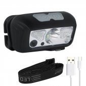 POWERMASTER CY-2088 LEDLİ USB ŞARJLI KAFA FENERİ - 1