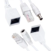 POWERMASTER PASİF POE SPLITTER DİŞİ ERKEK POWER UÇ IP KAMERA POE KABLOSU - 2