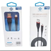 (TYPE-C) 3.1A Hızlı (SİYAH) Şarj Veri Aktarımı Veltex VTX-402 - 1