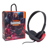 MAGICVOICE GM-006 3.5MM AUX GİRİŞLİ STEREO MİKROFONLU KULAK ÜSTÜ OYUNCU KULAKLIK - 1