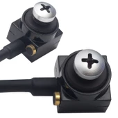 POWERMASTER PM-19312 3.6 MM 800 TVL 1/4 SENSÖR MİKROFONLU VİDA TİP MİNİ KAMERA - 1