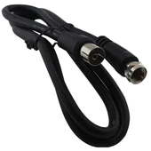 POWERMASTER 60 OHM DİŞİ / F ERKEK 1.2 METRE KABLO - 1