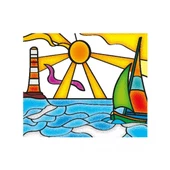 5001 KumToys Cam Vitray - Glass Painting / +6 yaş - 3