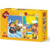 Art Puzzle 12+24 Parça Yaz-Kış 5553 - 1