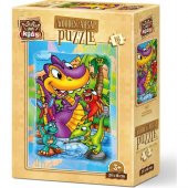 Art Puzzle 16 Parça Balıkçı Dinazorlar 5857 - 1
