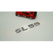 Benz SL 55 Bagaj Krom Metal 3M 3D Yazı Logo thumbnail 2