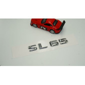 Benz SL 65 Bagaj Krom Metal 3M 3D Yazı Logo - 2