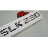 Benz SLK 230 Bagaj Krom Metal 3M 3D Yazı Logo - 1