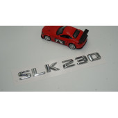 Benz SLK 230 Bagaj Krom Metal 3M 3D Yazı Logo - 2