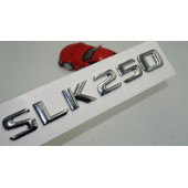 Benz SLK 250 Bagaj Krom Metal 3M 3D Yazı Logo thumbnail 1