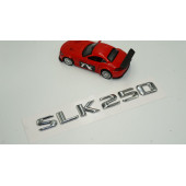Benz SLK 250 Bagaj Krom Metal 3M 3D Yazı Logo thumbnail 2