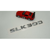 Benz SLK 300 Bagaj Krom Metal 3M 3D Yazı Logo - 2