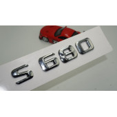 Benz S680 Bagaj Krom Metal 3M 3D Yazı Logo - 1