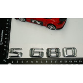 Benz S680 Bagaj Krom Metal 3M 3D Yazı Logo - 5