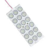 POWERMASTER MODÜL LED 12V 6W SOĞUK BEYAZ 18 LEDLİ YANIP SÖNEN 2Lİ PAKET 13960-2835 (FLAŞÖR) - 1