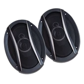 LEONE HR-6935TW 1250 WATT 6X9 KAPAKLI OVAL PLASTİK ÇERÇEVELİ HOPARLÖR (ÇİFTLİ TAKIM FİYAT) - 1