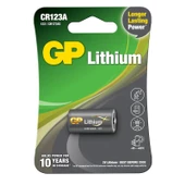 GP CR123A 3 VOLT LİTYUM FOTOĞRAF MAKİNESİ PİLİ - 1