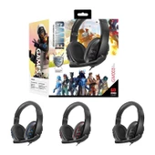 MAGICVOICE GM003 3.5MM AUX GİRİŞLİ STEREO MİKROFONLU KULAK ÜSTÜ OYUNCU KULAKLIK - 1