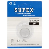 SUPEX CR2330 3 VOLT LİTYUM PİL (TEKLİ) - 1