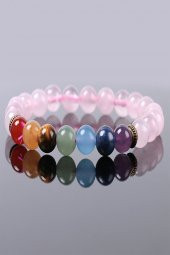 Sitrin Kırık Taşlı Ip Bileklik - 3