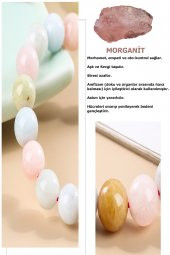 Morganit Doğal Taş Bileklik - 2
