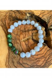 Kalsedon Ve Rubizoit Bileklik - 1